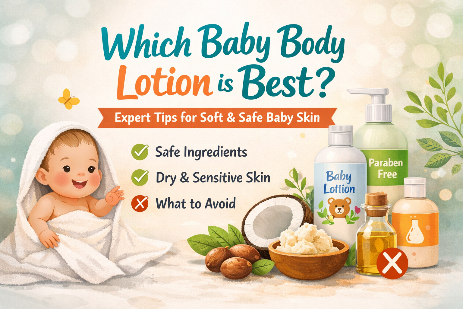 Which Baby Body Lotion Is Best? Expert Guide for Soft & Safe Skin - Tutots