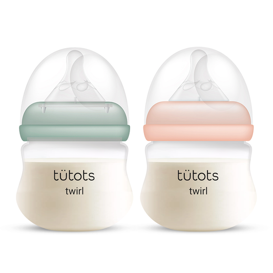 tutots Twirl Wide Neck BPA Free Feeding Bottle Combo 125 ml (Pack of 2)