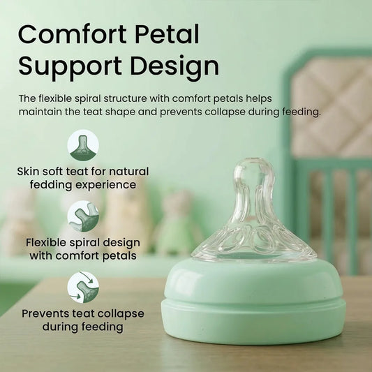 tutots Baby Feeding Bottle, BPA-Free - 150 ml - Polypropylene