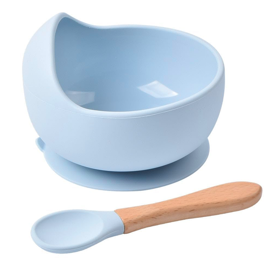 tutots Silicone Suction Baby Feeding Bowl with Spoon