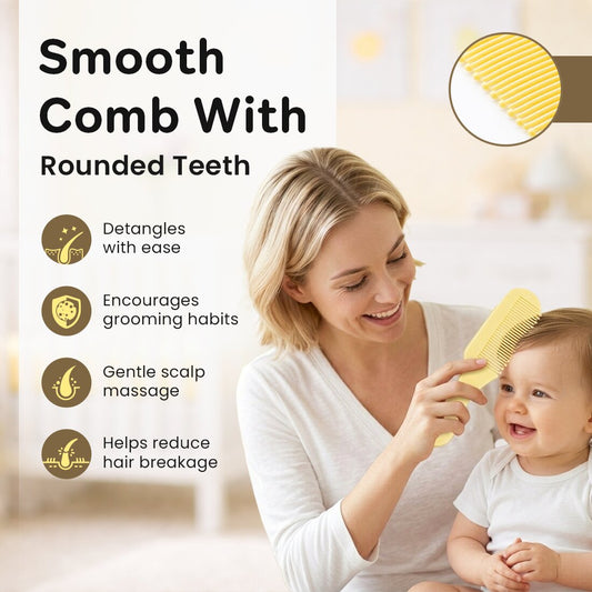 tutots Baby Hair Brush & Comb Set, Grooming Set