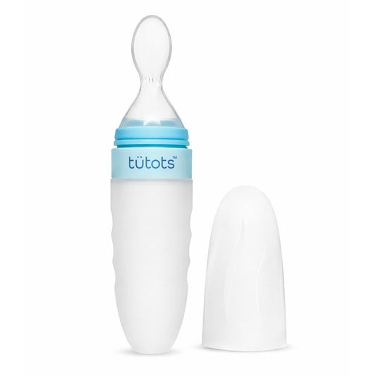 tutots Food Feeder Spoon for Baby Food Grade Silicone BPA Free - Silicone