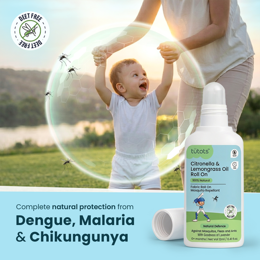tutots Natural Mosquito Repellent Fabric Roll-on for Babies