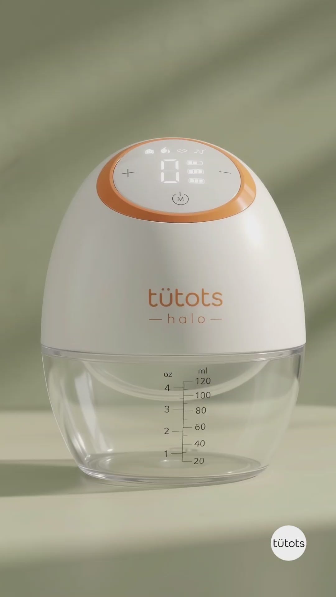 tutots Halo Wearable Electric Breast Pump – Hands-Free Breastfeeding Pump