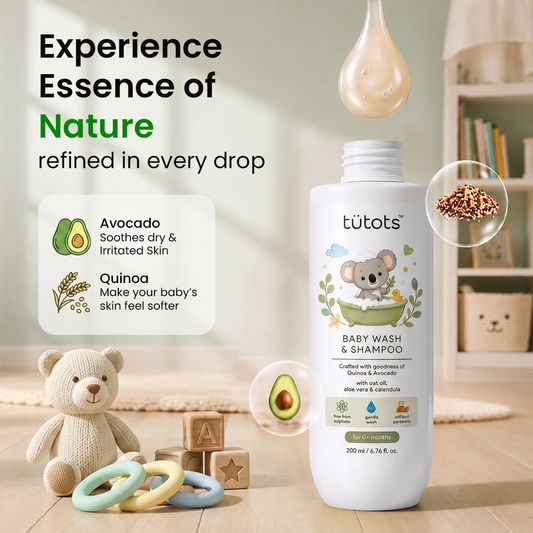 tutots Baby Body Wash & Shampoo with Aloe Vera