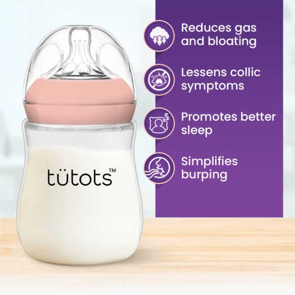 Comfort Feeding Bottle - Peach 250 ml - Image 3